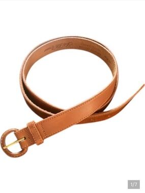 SAKS FIFTH AVENUE | Tan English saddle leather Belt